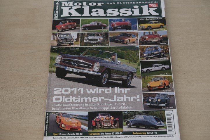 Deckblatt Motor Klassik (02/2011)
